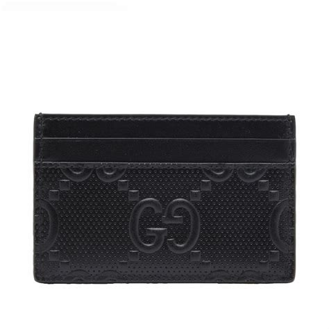 gucci logo embossed padlock wallet|Gucci card wallet men.